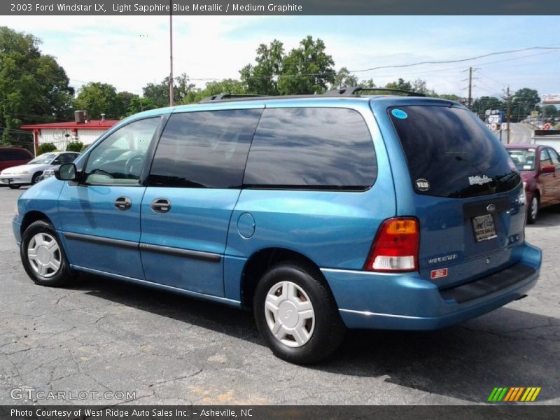 Light Sapphire Blue Metallic / Medium Graphite 2003 Ford Windstar LX