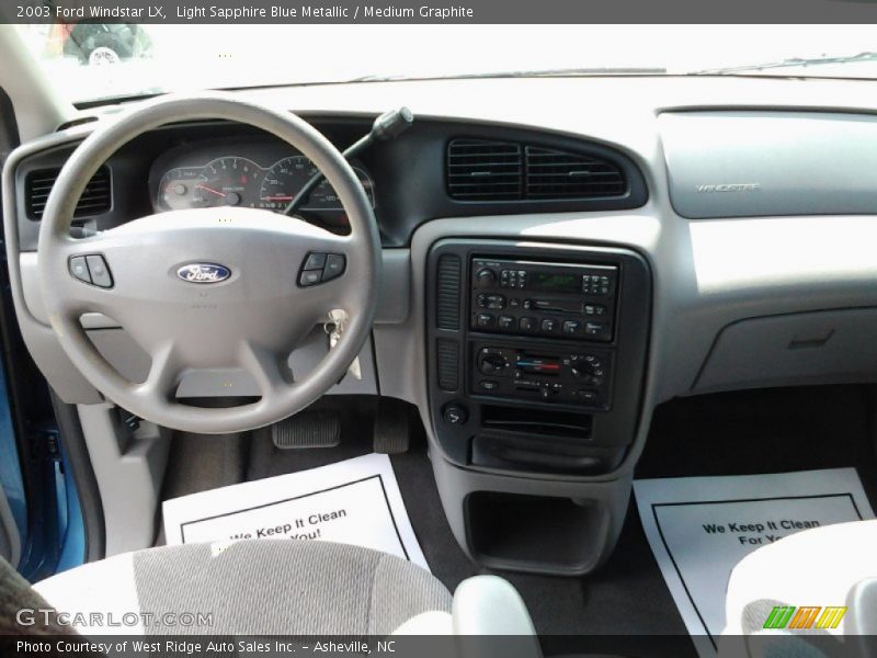 Light Sapphire Blue Metallic / Medium Graphite 2003 Ford Windstar LX
