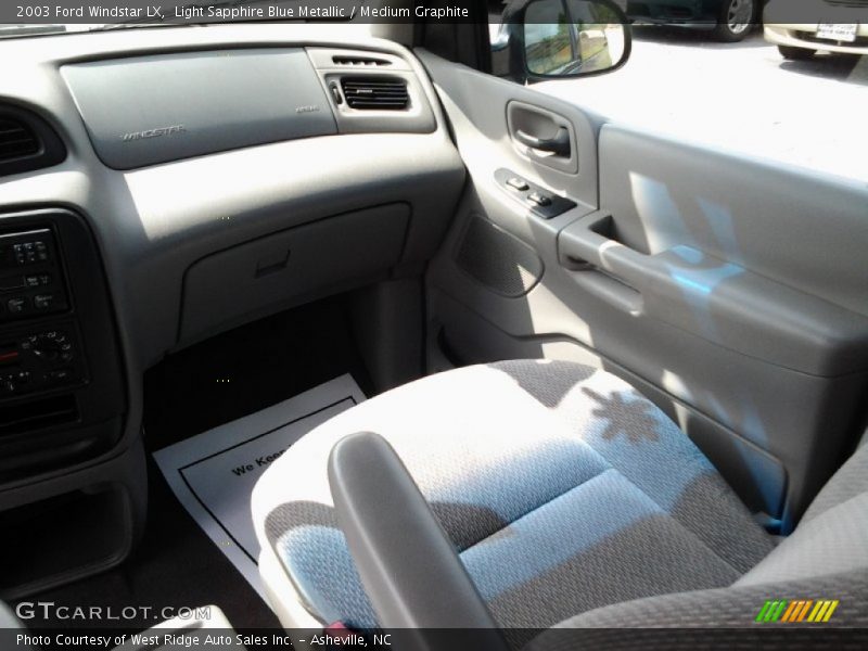 Light Sapphire Blue Metallic / Medium Graphite 2003 Ford Windstar LX