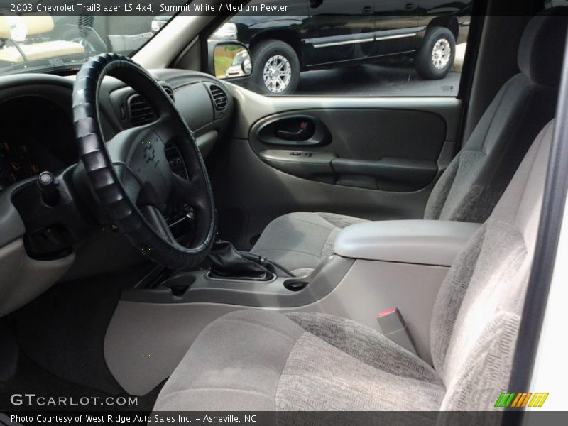 Summit White / Medium Pewter 2003 Chevrolet TrailBlazer LS 4x4