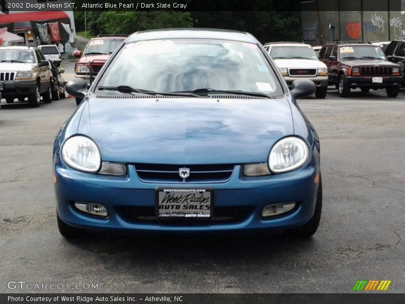Atlantic Blue Pearl / Dark Slate Gray 2002 Dodge Neon SXT