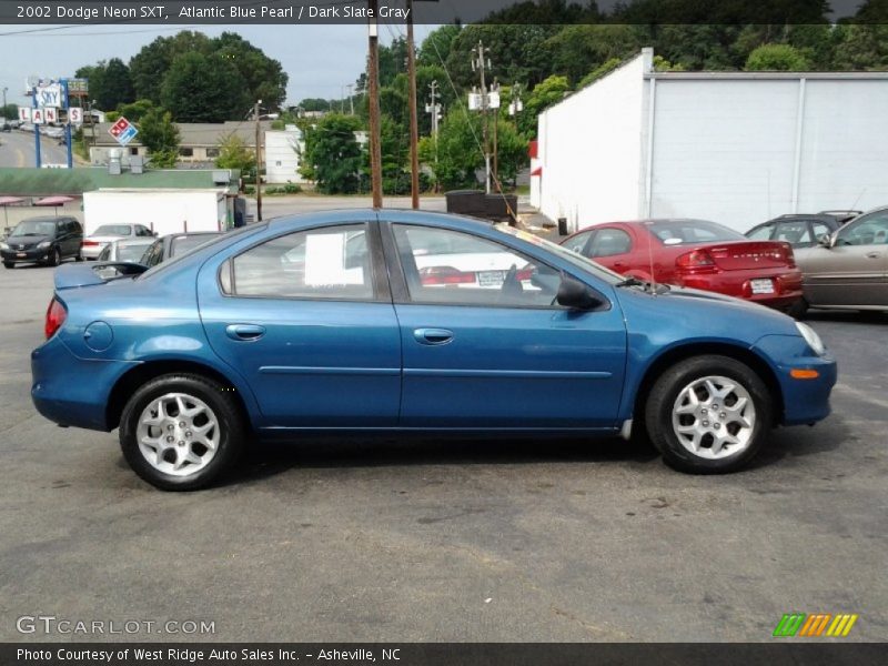 Atlantic Blue Pearl / Dark Slate Gray 2002 Dodge Neon SXT