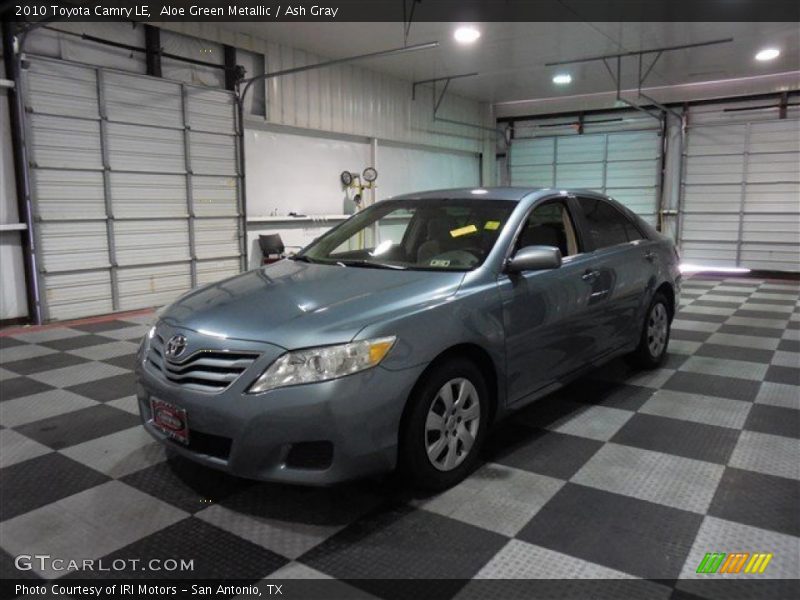 Aloe Green Metallic / Ash Gray 2010 Toyota Camry LE