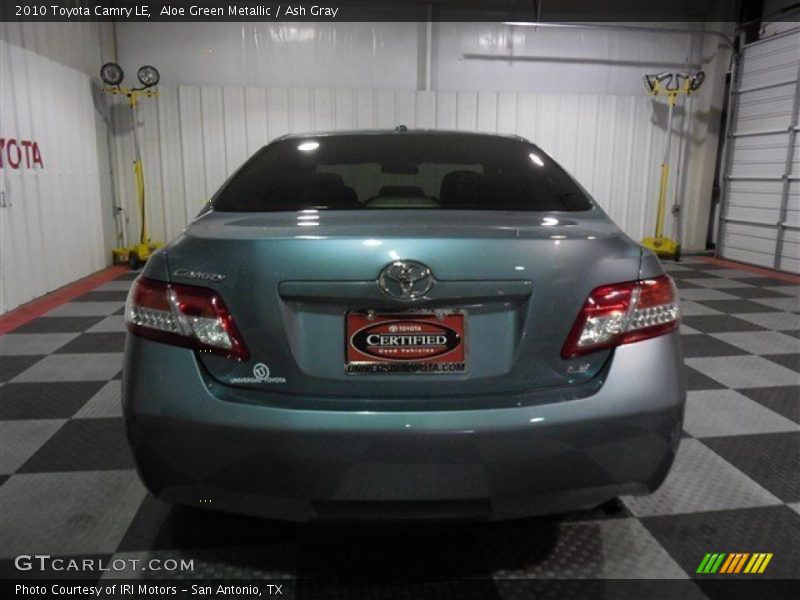 Aloe Green Metallic / Ash Gray 2010 Toyota Camry LE