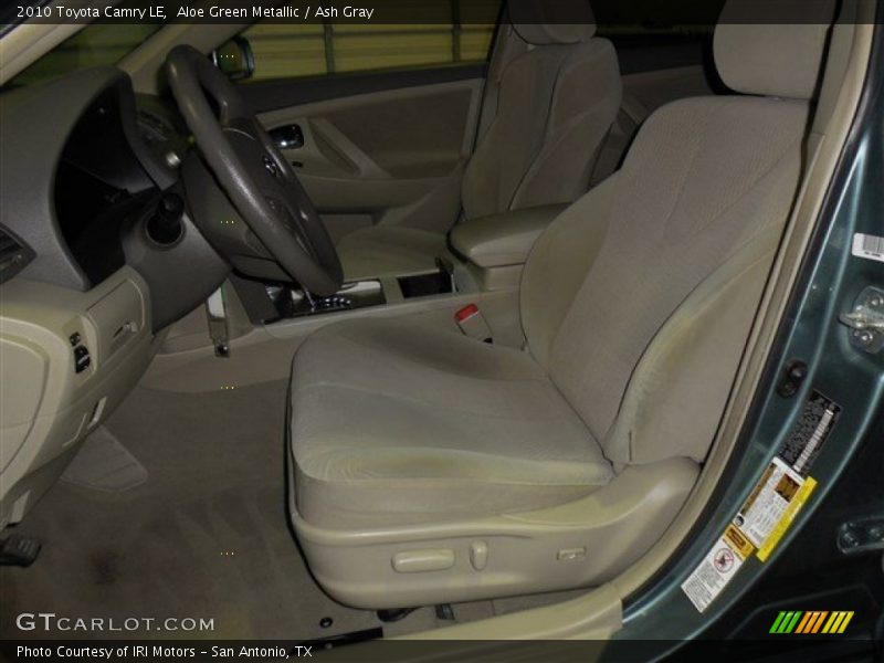 Aloe Green Metallic / Ash Gray 2010 Toyota Camry LE