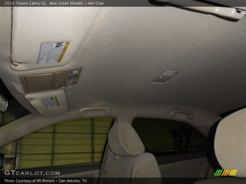 Aloe Green Metallic / Ash Gray 2010 Toyota Camry LE