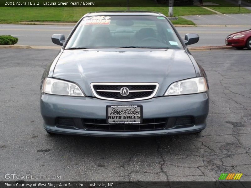 Laguna Green Pearl / Ebony 2001 Acura TL 3.2