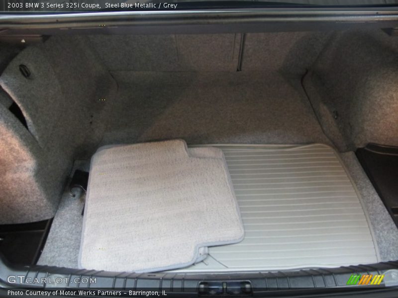 Steel Blue Metallic / Grey 2003 BMW 3 Series 325i Coupe