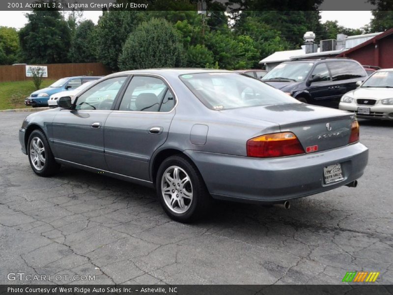 Laguna Green Pearl / Ebony 2001 Acura TL 3.2