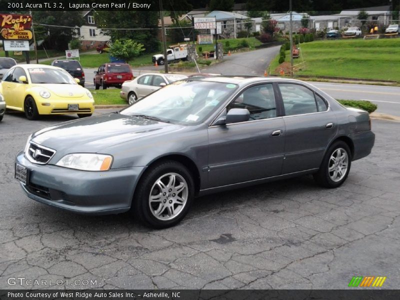Laguna Green Pearl / Ebony 2001 Acura TL 3.2