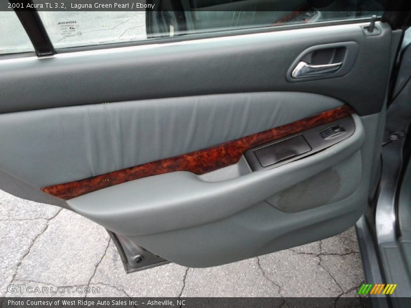 Laguna Green Pearl / Ebony 2001 Acura TL 3.2
