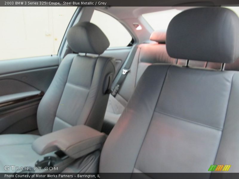 Steel Blue Metallic / Grey 2003 BMW 3 Series 325i Coupe