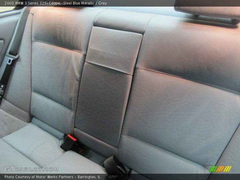 Steel Blue Metallic / Grey 2003 BMW 3 Series 325i Coupe