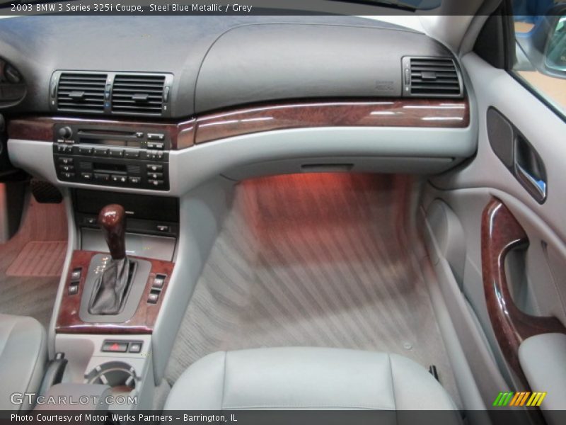 Steel Blue Metallic / Grey 2003 BMW 3 Series 325i Coupe