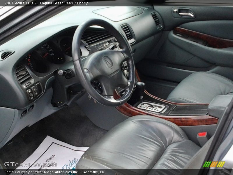 Laguna Green Pearl / Ebony 2001 Acura TL 3.2