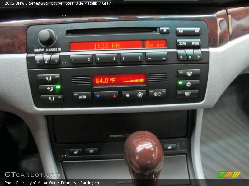 Steel Blue Metallic / Grey 2003 BMW 3 Series 325i Coupe