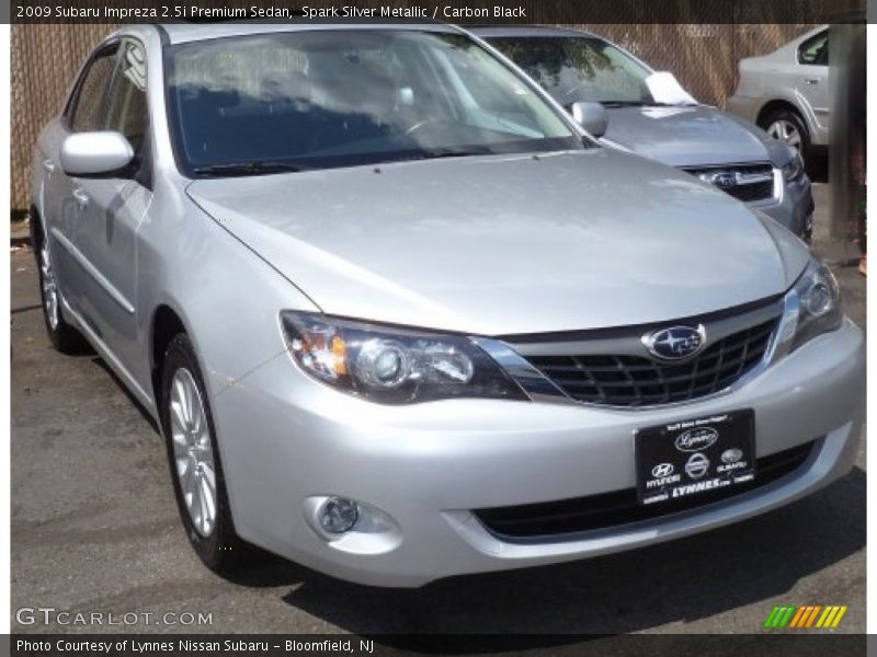 Spark Silver Metallic / Carbon Black 2009 Subaru Impreza 2.5i Premium Sedan