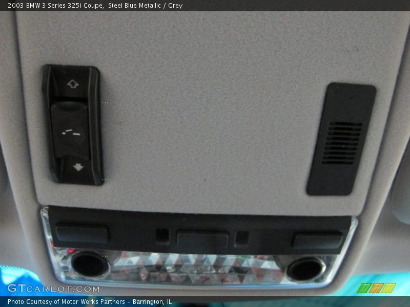 Steel Blue Metallic / Grey 2003 BMW 3 Series 325i Coupe