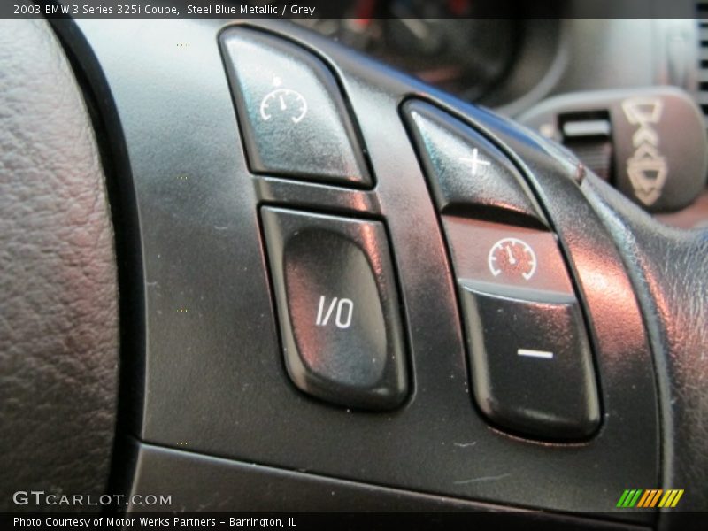 Steel Blue Metallic / Grey 2003 BMW 3 Series 325i Coupe