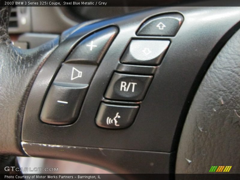 Steel Blue Metallic / Grey 2003 BMW 3 Series 325i Coupe