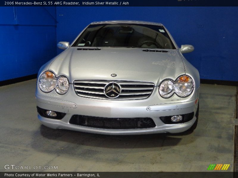 Iridium Silver Metallic / Ash 2006 Mercedes-Benz SL 55 AMG Roadster