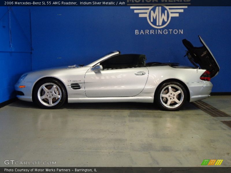 Iridium Silver Metallic / Ash 2006 Mercedes-Benz SL 55 AMG Roadster