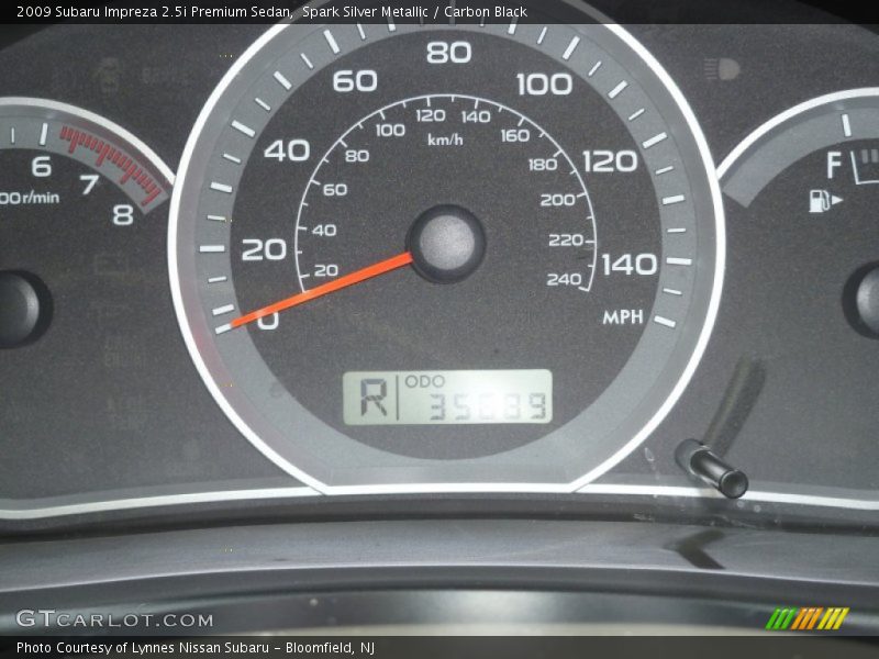 Spark Silver Metallic / Carbon Black 2009 Subaru Impreza 2.5i Premium Sedan