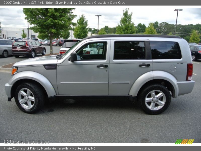 Bright Silver Metallic / Dark Slate Gray/Light Slate Gray 2007 Dodge Nitro SLT 4x4