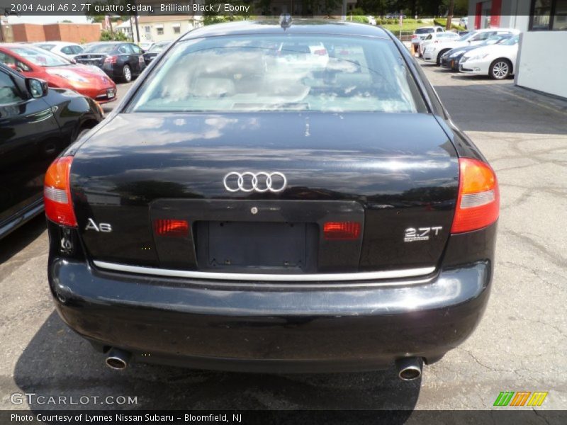 Brilliant Black / Ebony 2004 Audi A6 2.7T quattro Sedan