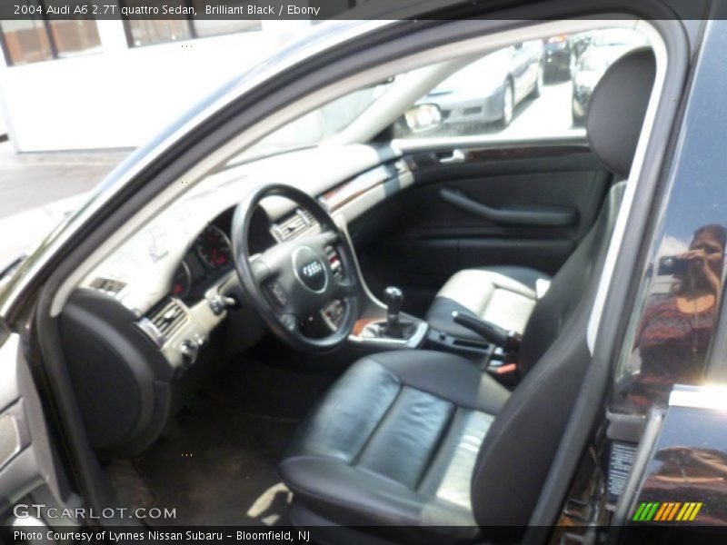 Brilliant Black / Ebony 2004 Audi A6 2.7T quattro Sedan