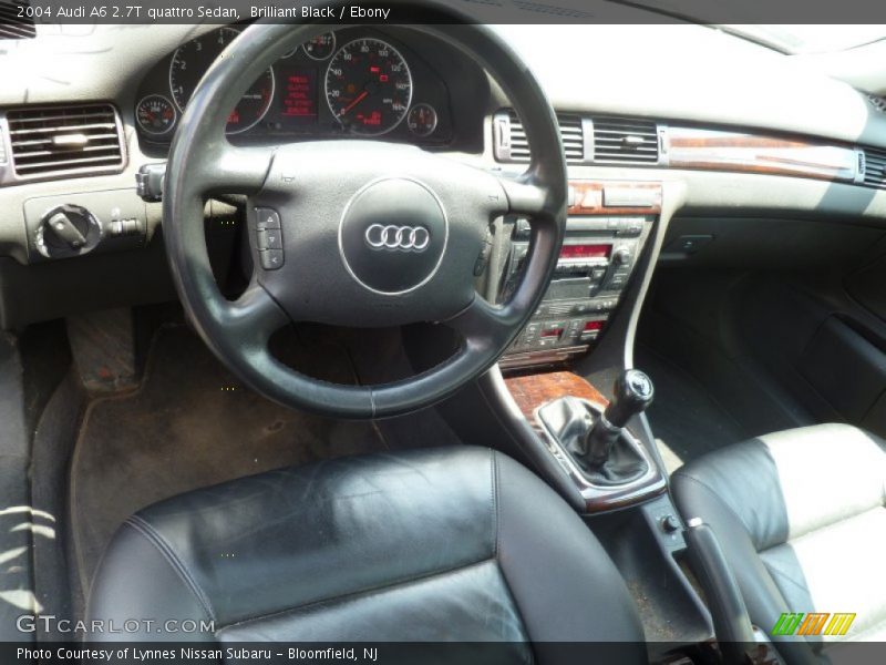 Ebony Interior - 2004 A6 2.7T quattro Sedan 