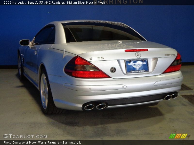 Iridium Silver Metallic / Ash 2006 Mercedes-Benz SL 55 AMG Roadster