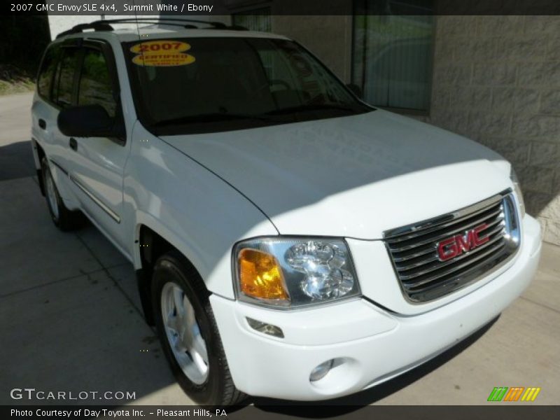 Summit White / Ebony 2007 GMC Envoy SLE 4x4