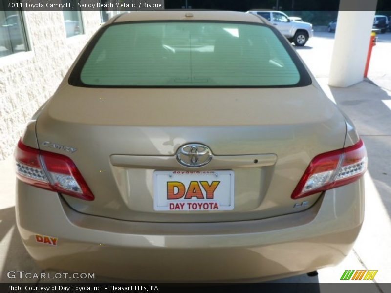 Sandy Beach Metallic / Bisque 2011 Toyota Camry LE