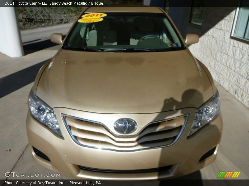 Sandy Beach Metallic / Bisque 2011 Toyota Camry LE