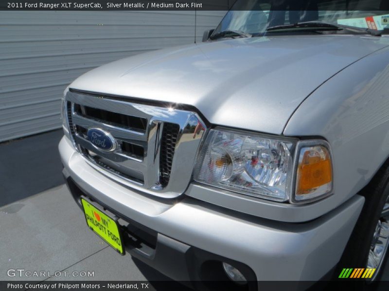 Silver Metallic / Medium Dark Flint 2011 Ford Ranger XLT SuperCab