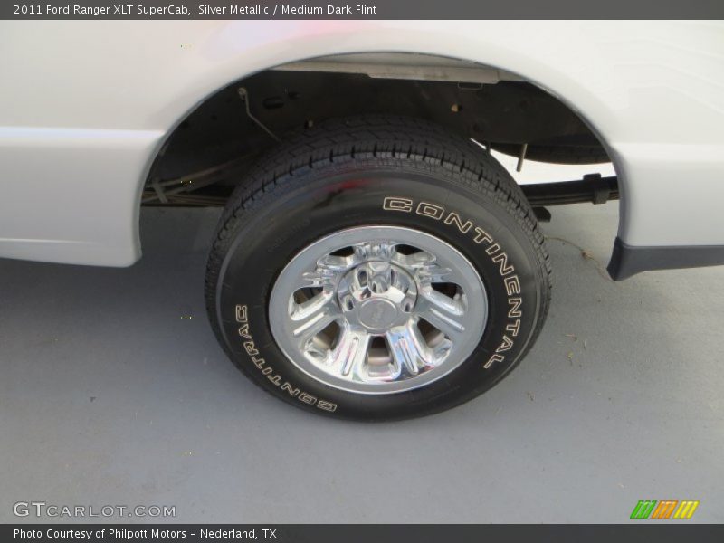 Silver Metallic / Medium Dark Flint 2011 Ford Ranger XLT SuperCab