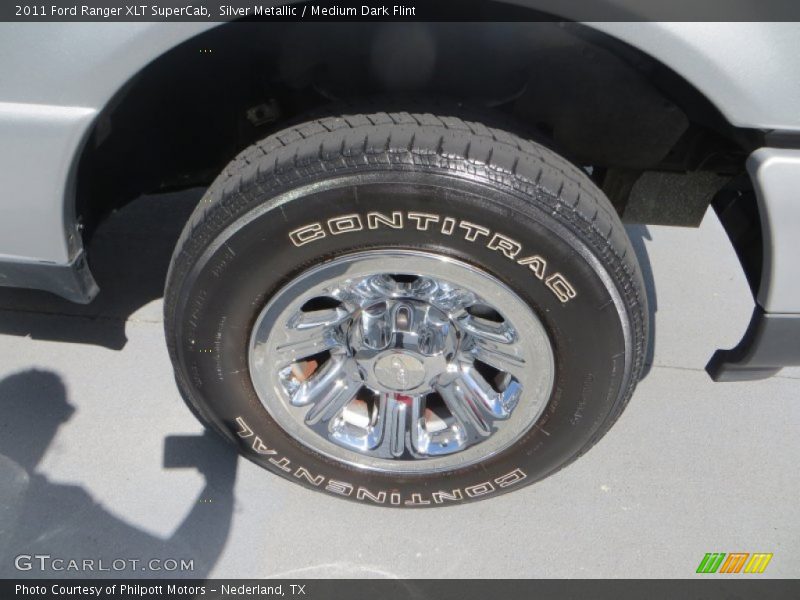 Silver Metallic / Medium Dark Flint 2011 Ford Ranger XLT SuperCab