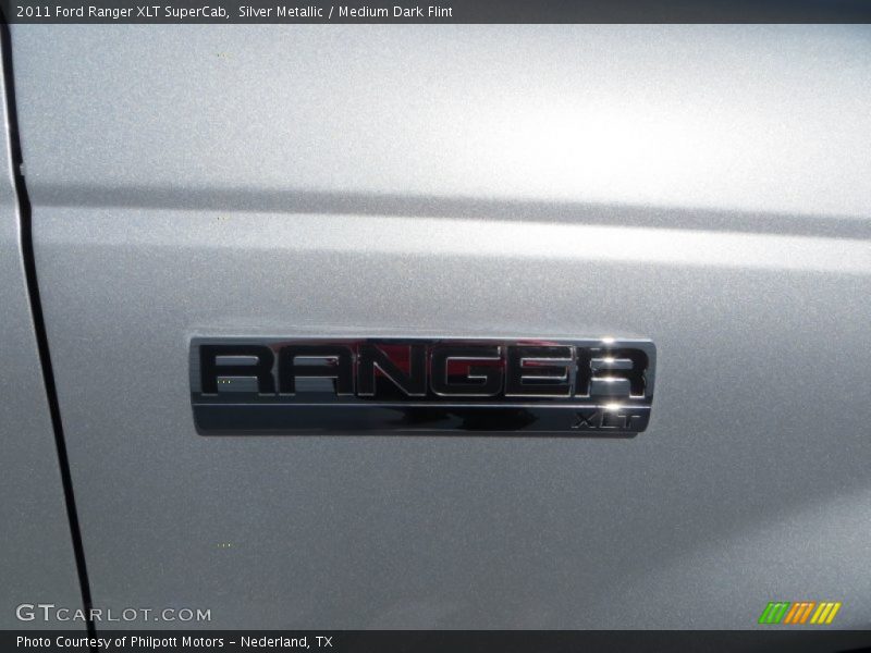 Silver Metallic / Medium Dark Flint 2011 Ford Ranger XLT SuperCab