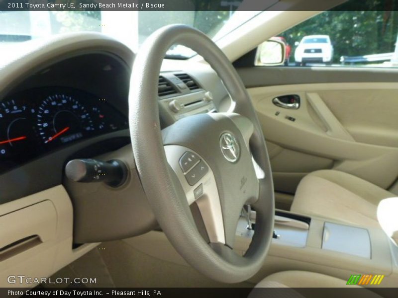 Sandy Beach Metallic / Bisque 2011 Toyota Camry LE