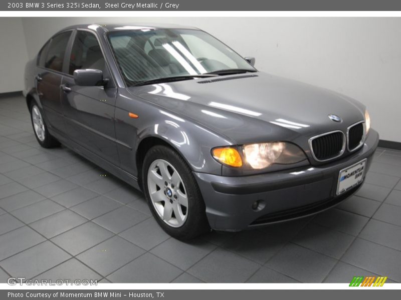 Steel Grey Metallic / Grey 2003 BMW 3 Series 325i Sedan