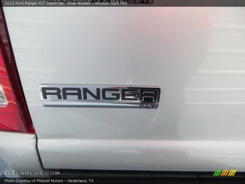 Silver Metallic / Medium Dark Flint 2011 Ford Ranger XLT SuperCab