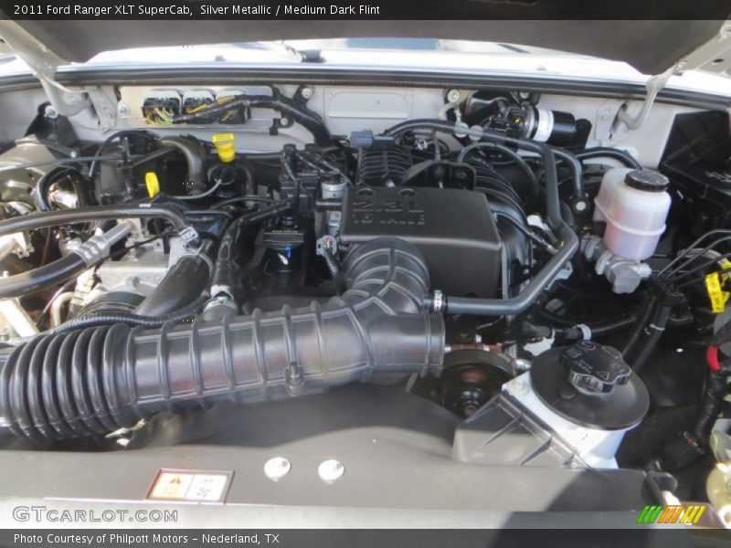 Silver Metallic / Medium Dark Flint 2011 Ford Ranger XLT SuperCab