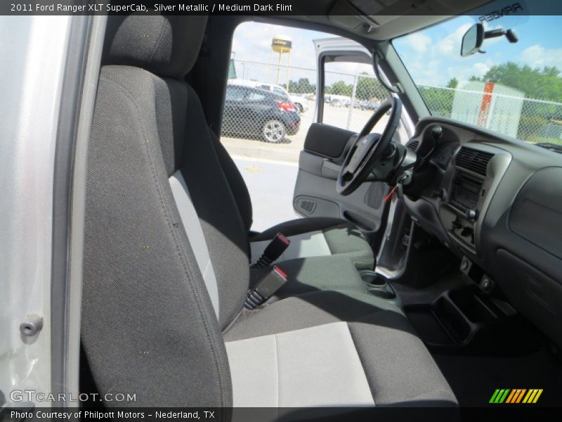 Silver Metallic / Medium Dark Flint 2011 Ford Ranger XLT SuperCab
