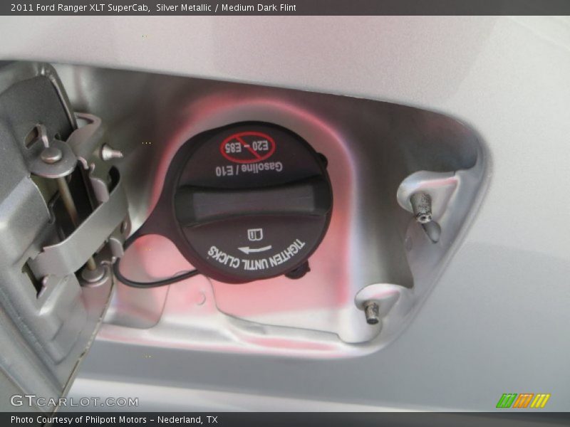Silver Metallic / Medium Dark Flint 2011 Ford Ranger XLT SuperCab