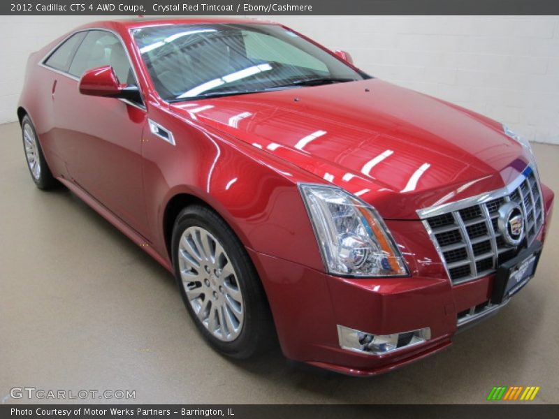Crystal Red Tintcoat / Ebony/Cashmere 2012 Cadillac CTS 4 AWD Coupe