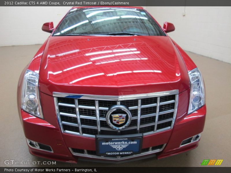 Crystal Red Tintcoat / Ebony/Cashmere 2012 Cadillac CTS 4 AWD Coupe