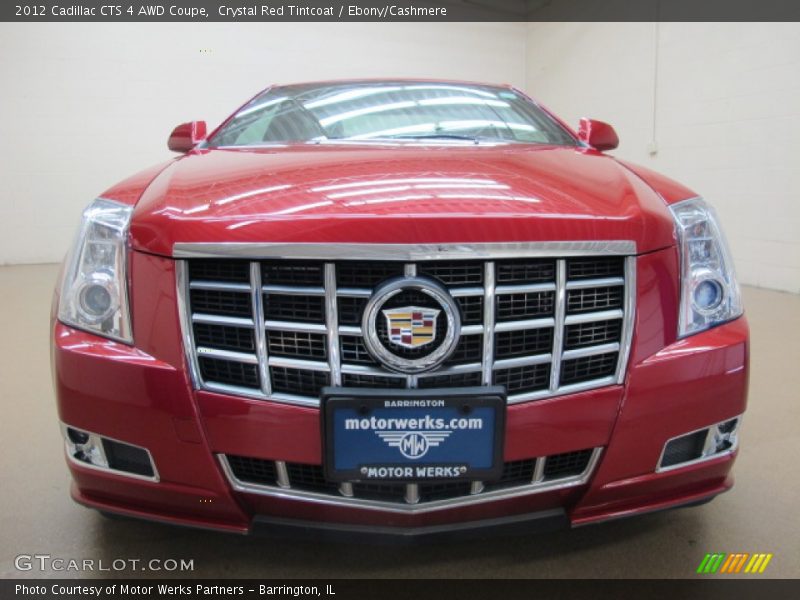 Crystal Red Tintcoat / Ebony/Cashmere 2012 Cadillac CTS 4 AWD Coupe