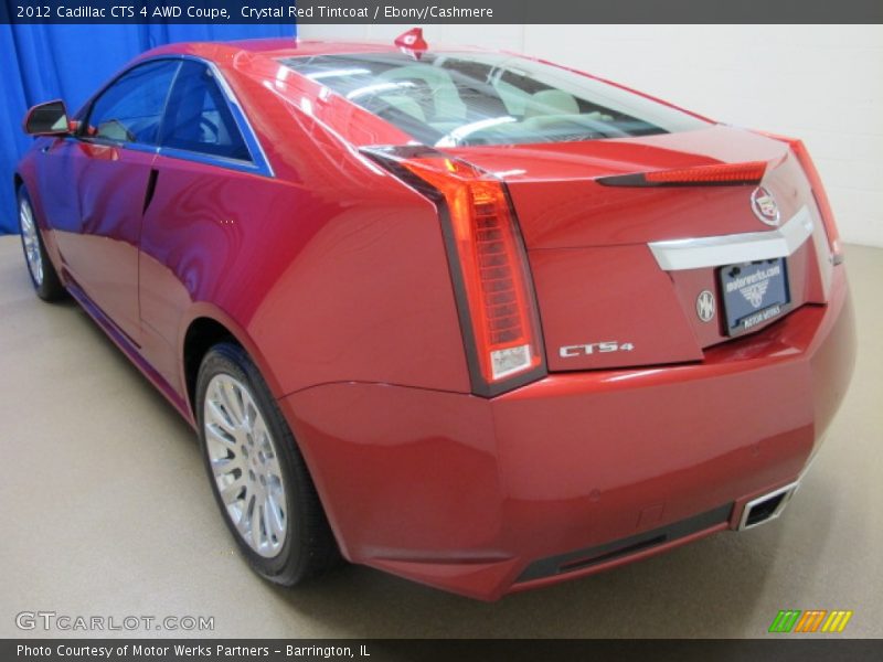 Crystal Red Tintcoat / Ebony/Cashmere 2012 Cadillac CTS 4 AWD Coupe