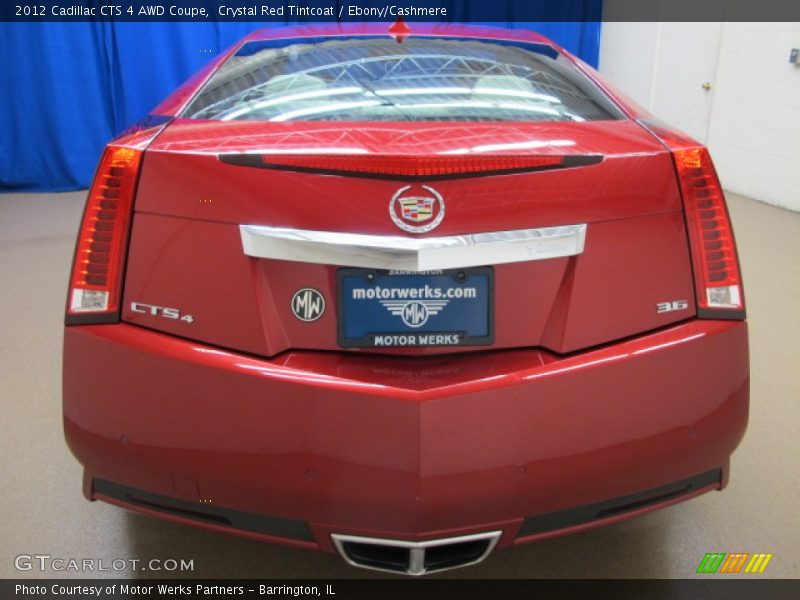 Crystal Red Tintcoat / Ebony/Cashmere 2012 Cadillac CTS 4 AWD Coupe